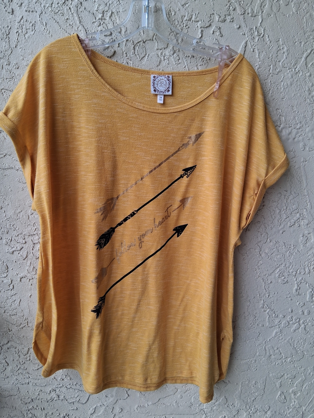 Mustard Tee - Women 2X